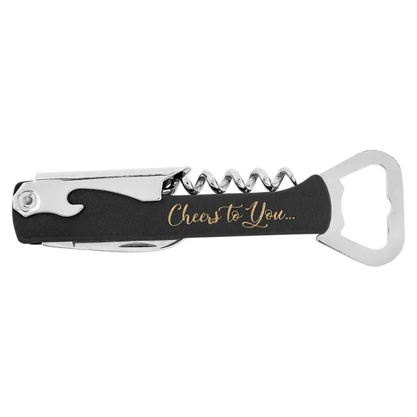 5 1/4" x 1 1/8" x 1/2" wine accessory with bottle... from ASI 74601 Calico