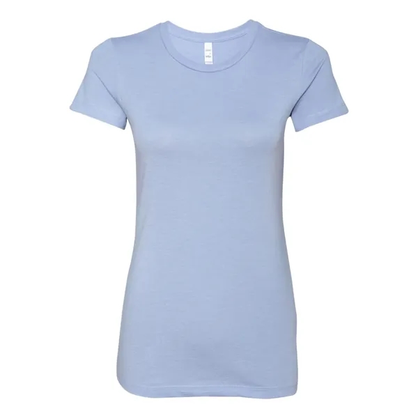 Women's cotton t-shirt with longer length body and shoulder taping. Blank... from ASI 84358 S&S Activewear