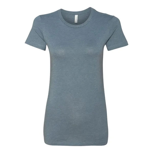 Women's cotton t-shirt with longer length body and shoulder taping. Blank... from ASI 84358 S&S Activewear