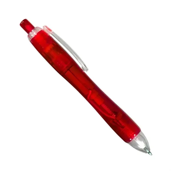 Ballpoint pen with two powerful LED lights, click-action mechanism and black... from ASI 42016 Brighter Promotions Inc