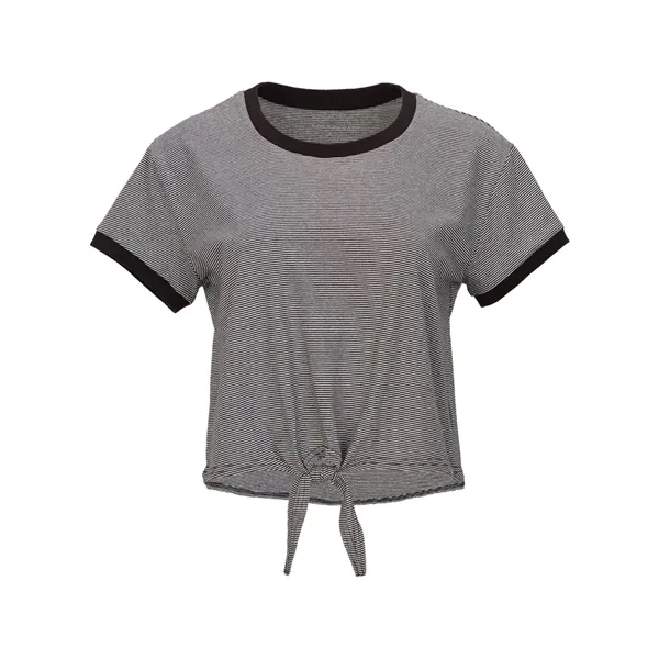Boxercraft Women's Striped Tie Front T-Shirt... from ASI 84358 S&S Activewear