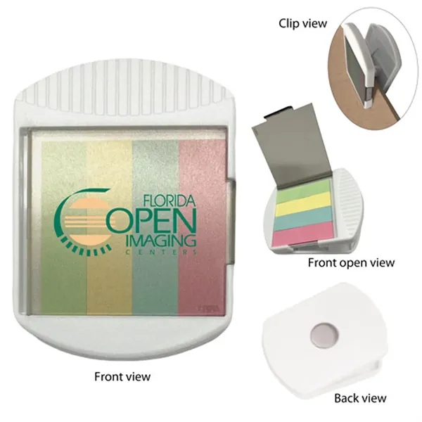 Memo holder with a magnetic back and adhesive note tabs... from ASI 37455 Atteff International Inc