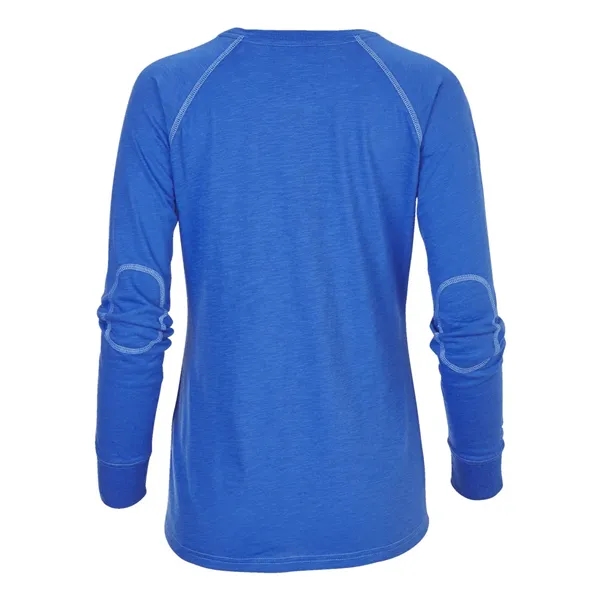 Boxercraft Women's Solid Preppy Patch Long Sleeve T-Shirt... from ASI 84358 S&S Activewear