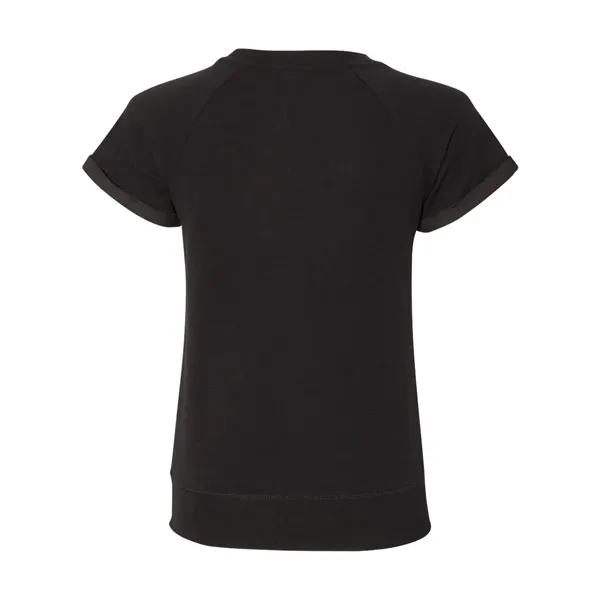 Women's Sweetheart French Terry Short Sleeve Pullover... from ASI 84358 S&S Activewear