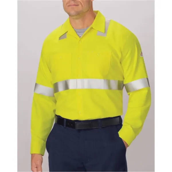 High Visibility Long Sleeve Work Shirt Long Sizes... from ASI 84358 S&S Activewear