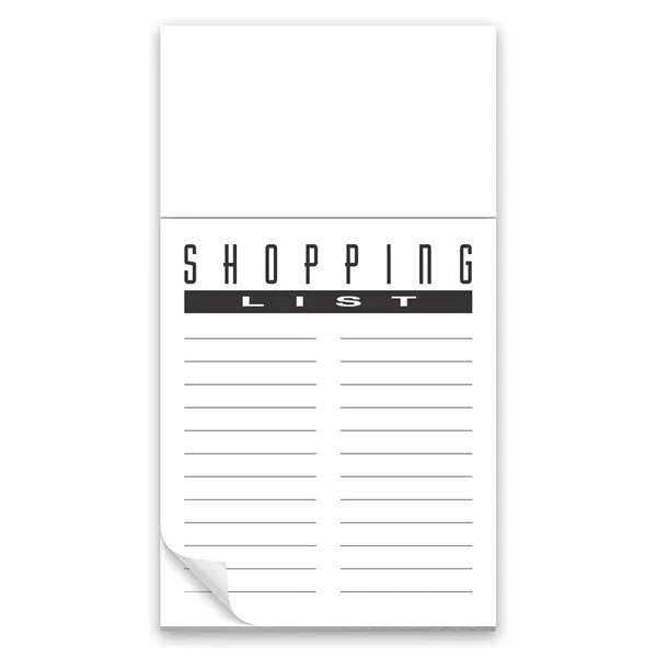 50 sheet shopping list notepad with magnetic business card on top... from ASI 68507 The Magnet Group / Magnet LLC™
