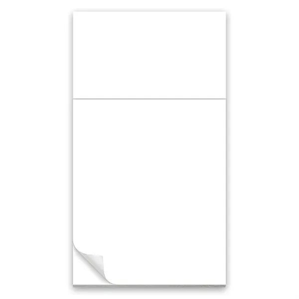50 sheet note pad with magnetic business card on top with... from ASI 68507 The Magnet Group / Magnet LLC™