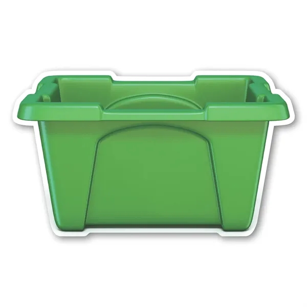 Recycle bin shaped magnet featuring four color process customization.... from ASI 68507 The Magnet Group / Magnet LLC™