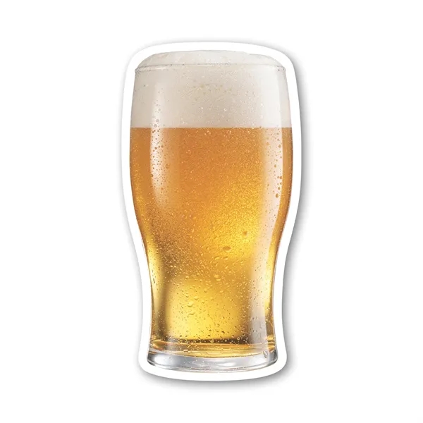 Pub glass shaped magnet featuring four color process customization.... from ASI 68507 The Magnet Group / Magnet LLC™