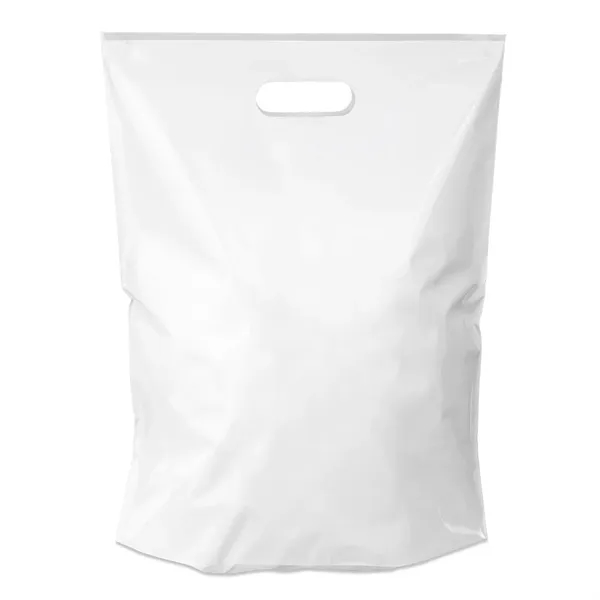 Digital Full-Color Die Cut Handle Plastic Bag with generous imprint area... from ASI 37940 Bag Makers Inc