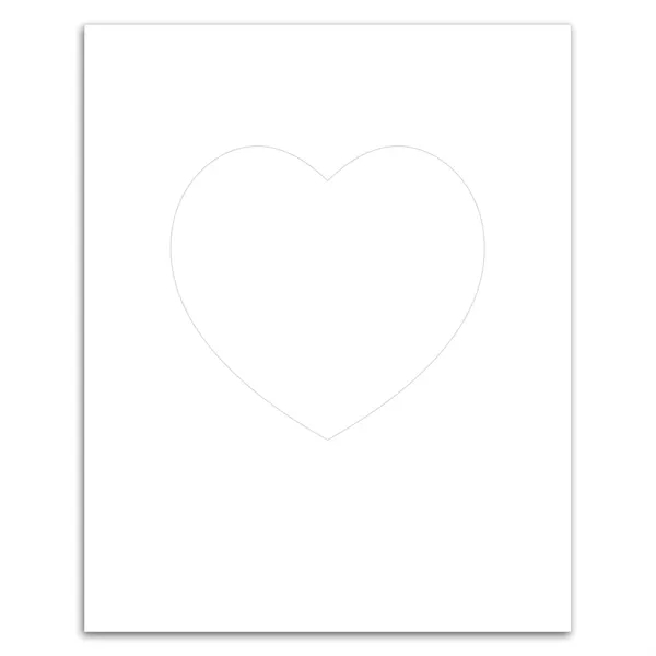 3" x 3.75" magnet with heart-shaped, punch-out picture frame and four... from ASI 68507 The Magnet Group / Magnet LLC™