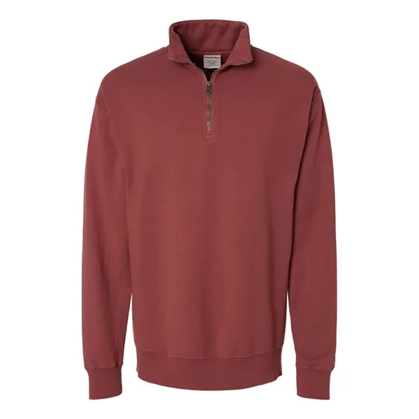 ComfortWash by Hanes Garment-Dyed Quarter-Zip Sweatshirt... from ASI 84358 S&S Activewear