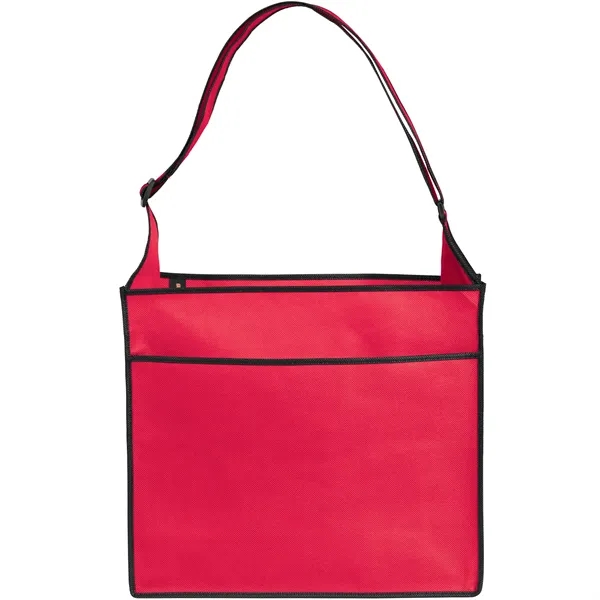 Non-Woven Polypropylene Tote with adjustable shoulder strap and multiple pockets.... from ASI 37940 Bag Makers Inc