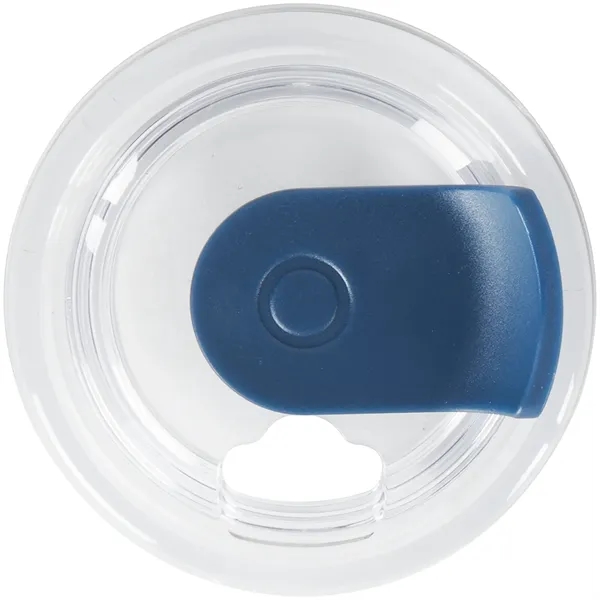 16 oz double wall 18/8 stainless steel tumbler with silicone straw... from ASI 51197 ETS Express, LLC