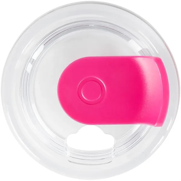 16 oz double wall 18/8 stainless steel tumbler with silicone straw... from ASI 51197 ETS Express, LLC