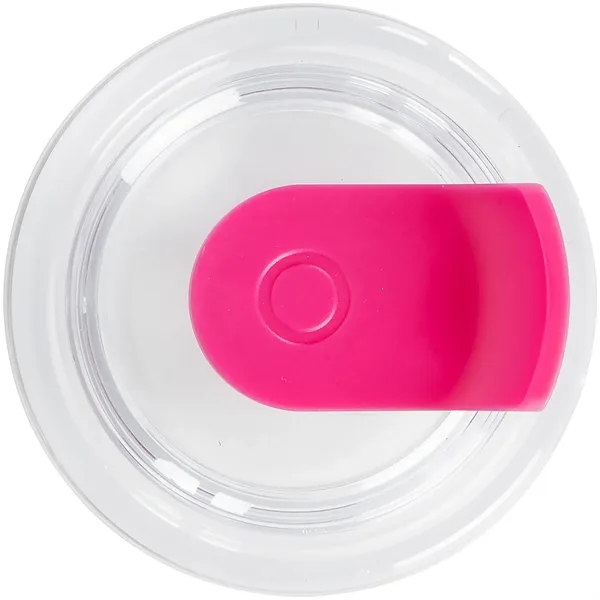 16 oz double wall 18/8 stainless steel tumbler with silicone straw... from ASI 51197 ETS Express, LLC