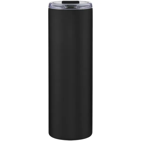 16 oz double wall 18/8 stainless steel tumbler with silicone straw... from ASI 51197 ETS Express, LLC
