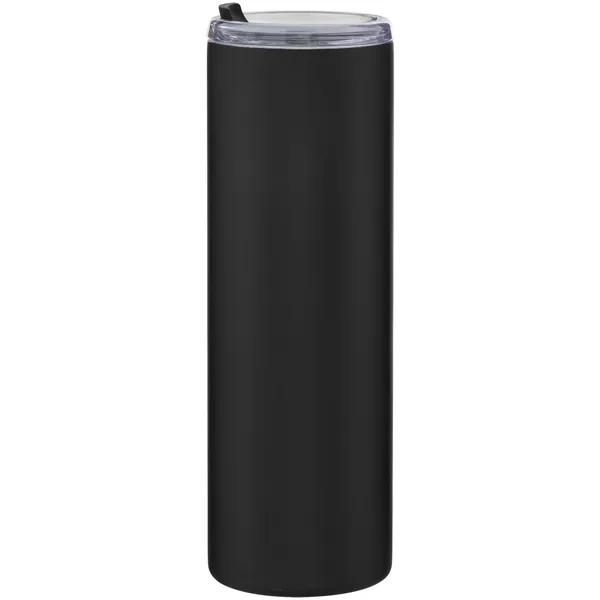 16 oz double wall 18/8 stainless steel tumbler with silicone straw... from ASI 51197 ETS Express, LLC