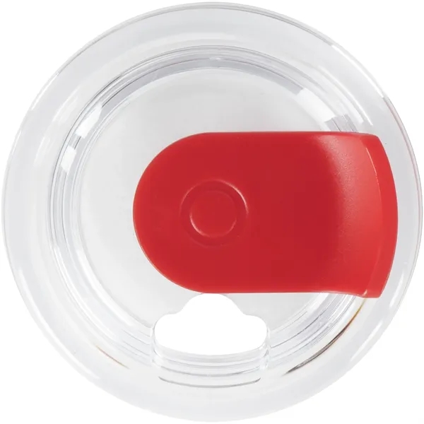 16 oz double wall 18/8 stainless steel tumbler with silicone straw... from ASI 51197 ETS Express, LLC