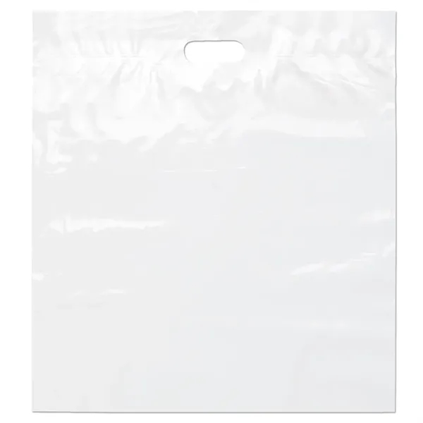Digital Full-Color Die Cut Handle Plastic Bag with generous imprint area... from ASI 37940 Bag Makers Inc