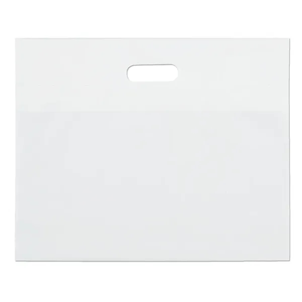 Digital Full-Color Die Cut Handle Plastic Bag with generous imprint area... from ASI 37940 Bag Makers Inc