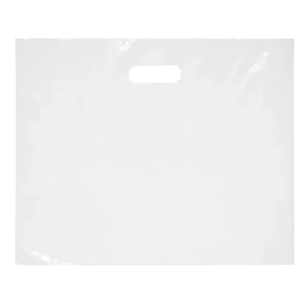 Digital Full-Color Die Cut Handle Plastic Bag with generous imprint area... from ASI 37940 Bag Makers Inc