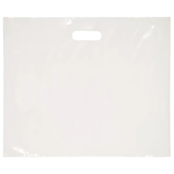Digital Full-Color Die Cut Handle Plastic Bag with generous imprint area... from ASI 37940 Bag Makers Inc