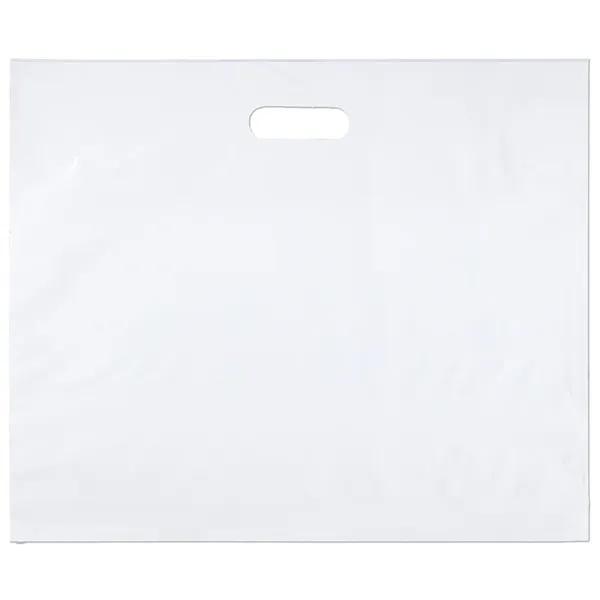 Digital Full-Color Die Cut Handle Plastic Bag with generous imprint area... from ASI 37940 Bag Makers Inc
