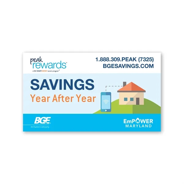 Eco-friendly business card made of 10% post-consumer recycled paper.... from ASI 68507 The Magnet Group / Magnet LLC™