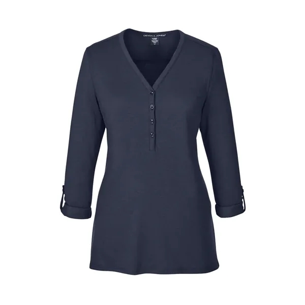 DJ Classic Women's Perfect Fit™ Y-Placket Convertible Sle...... from ASI 84358 S&S Activewear