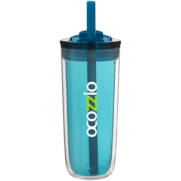 16 oz double wall acrylic tumbler with dual-purpose push-on lid with... from ASI 51197 ETS Express, LLC