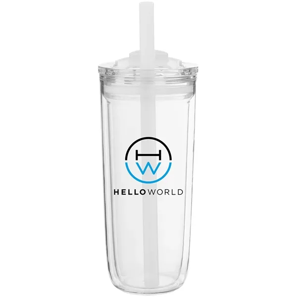 16 oz double wall acrylic tumbler with dual-purpose push-on lid with... from ASI 51197 ETS Express, LLC