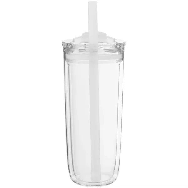 16 oz double wall acrylic tumbler with dual-purpose push-on lid with... from ASI 51197 ETS Express, LLC