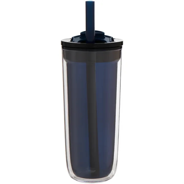 16 oz double wall acrylic tumbler with dual-purpose push-on lid with... from ASI 51197 ETS Express, LLC