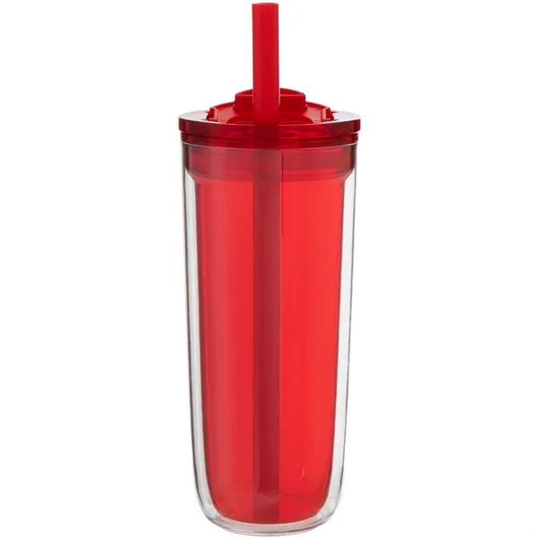 16 oz double wall acrylic tumbler with dual-purpose push-on lid with... from ASI 51197 ETS Express, LLC