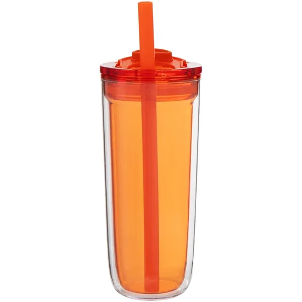 16 oz double wall acrylic tumbler with dual-purpose push-on lid with... from ASI 51197 ETS Express, LLC