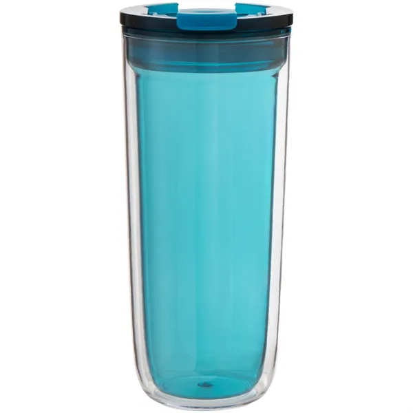 16 oz double wall acrylic tumbler with dual-purpose push-on lid with... from ASI 51197 ETS Express, LLC
