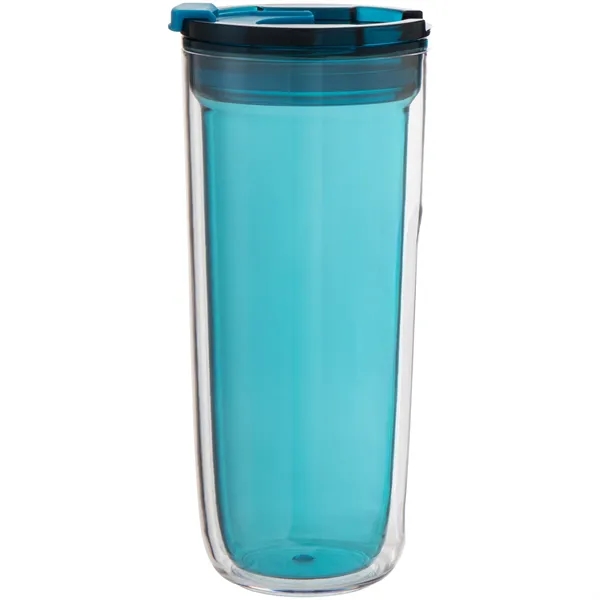 16 oz double wall acrylic tumbler with dual-purpose push-on lid with... from ASI 51197 ETS Express, LLC