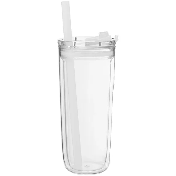 16 oz double wall acrylic tumbler with dual-purpose push-on lid with... from ASI 51197 ETS Express, LLC