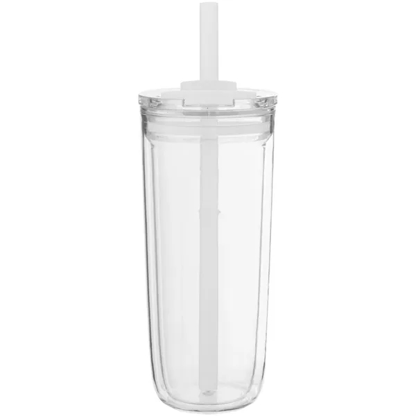 16 oz double wall acrylic tumbler with dual-purpose push-on lid with... from ASI 51197 ETS Express, LLC