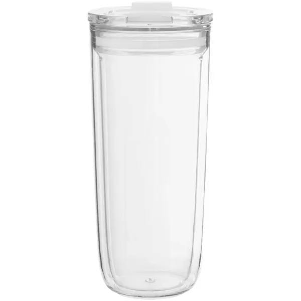 16 oz double wall acrylic tumbler with dual-purpose push-on lid with... from ASI 51197 ETS Express, LLC