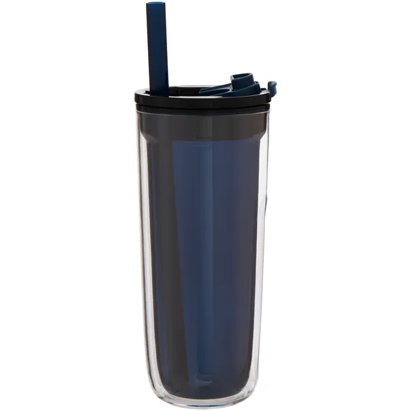 16 oz double wall acrylic tumbler with dual-purpose push-on lid with... from ASI 51197 ETS Express, LLC