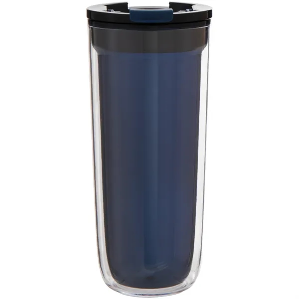16 oz double wall acrylic tumbler with dual-purpose push-on lid with... from ASI 51197 ETS Express, LLC