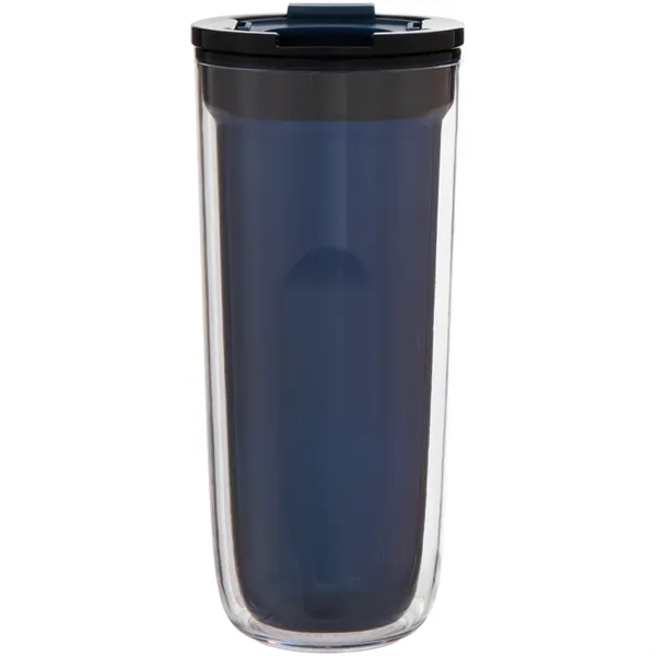 16 oz double wall acrylic tumbler with dual-purpose push-on lid with... from ASI 51197 ETS Express, LLC