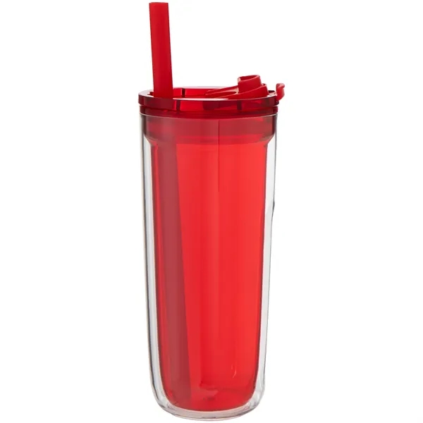 16 oz double wall acrylic tumbler with dual-purpose push-on lid with... from ASI 51197 ETS Express, LLC