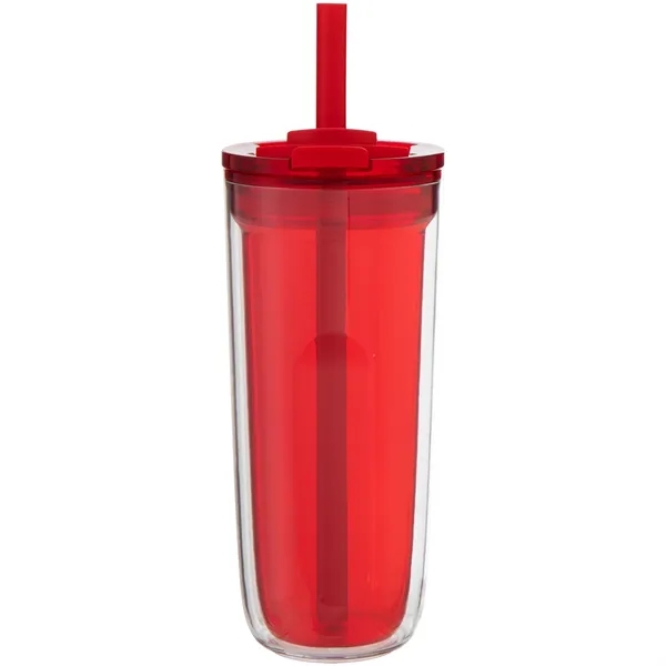 16 oz double wall acrylic tumbler with dual-purpose push-on lid with... from ASI 51197 ETS Express, LLC