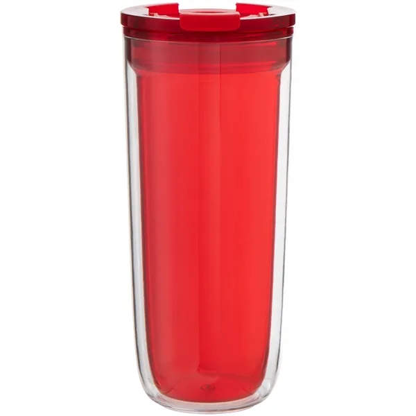 16 oz double wall acrylic tumbler with dual-purpose push-on lid with... from ASI 51197 ETS Express, LLC