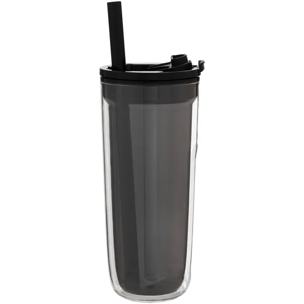 16 oz double wall acrylic tumbler with dual-purpose push-on lid with... from ASI 51197 ETS Express, LLC
