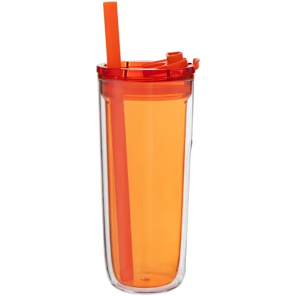 16 oz double wall acrylic tumbler with dual-purpose push-on lid with... from ASI 51197 ETS Express, LLC