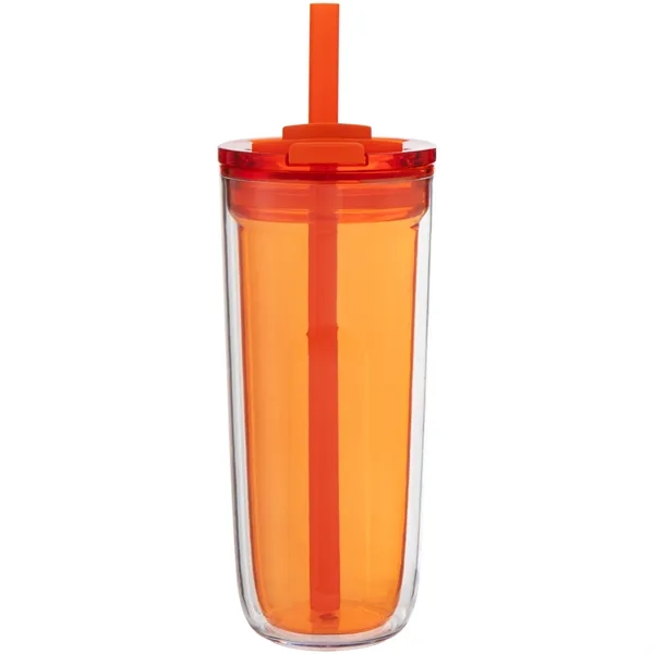 16 oz double wall acrylic tumbler with dual-purpose push-on lid with... from ASI 51197 ETS Express, LLC